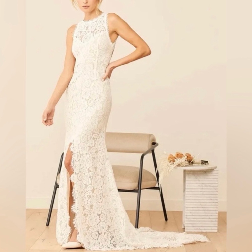 Lulus Elegant Lace Backless Dress - Picture 2 of 7